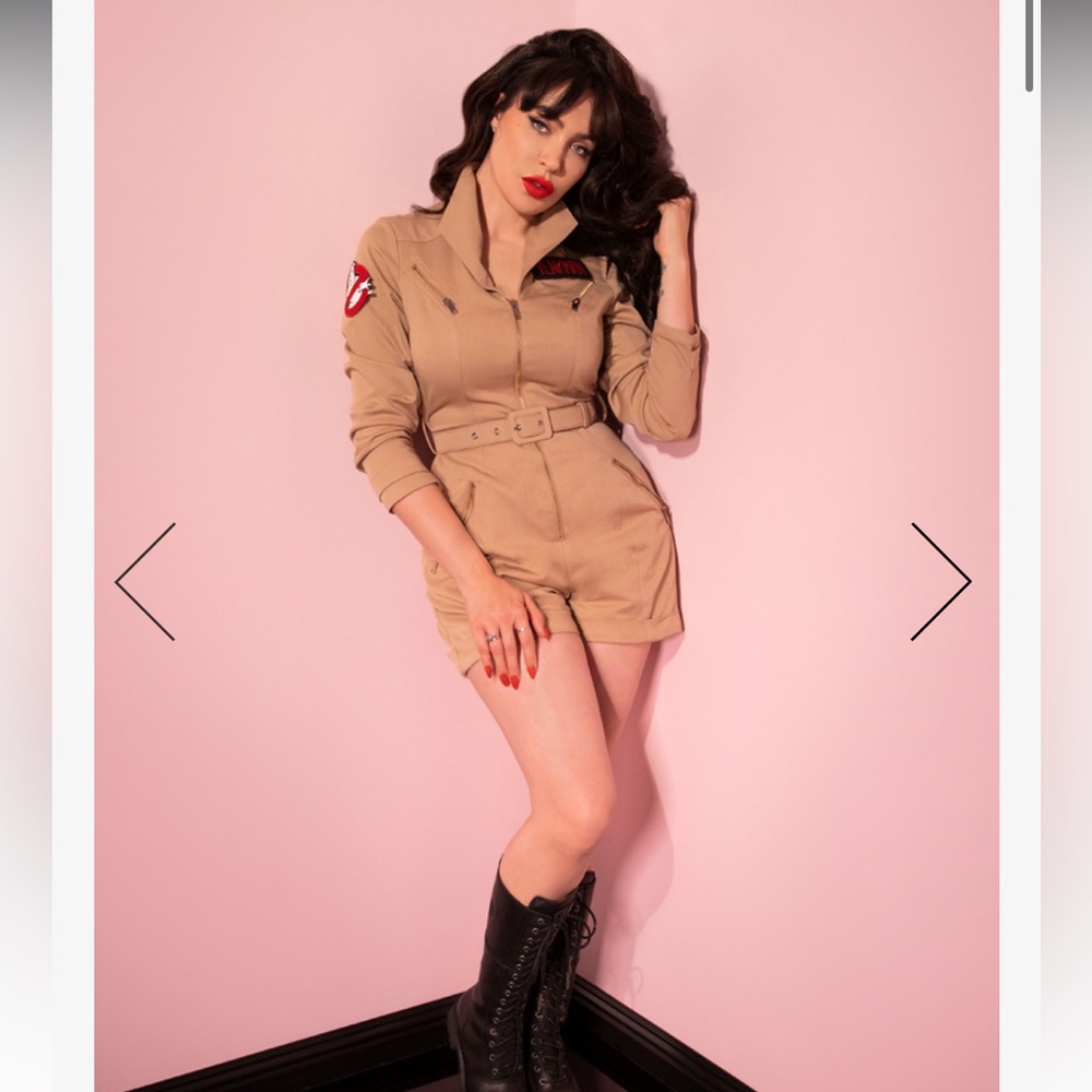 Vixen by Micheline Pitt Ghostbusters Jumpsuit Romper Playsuit Costume - 3X - Picture 5 of 7